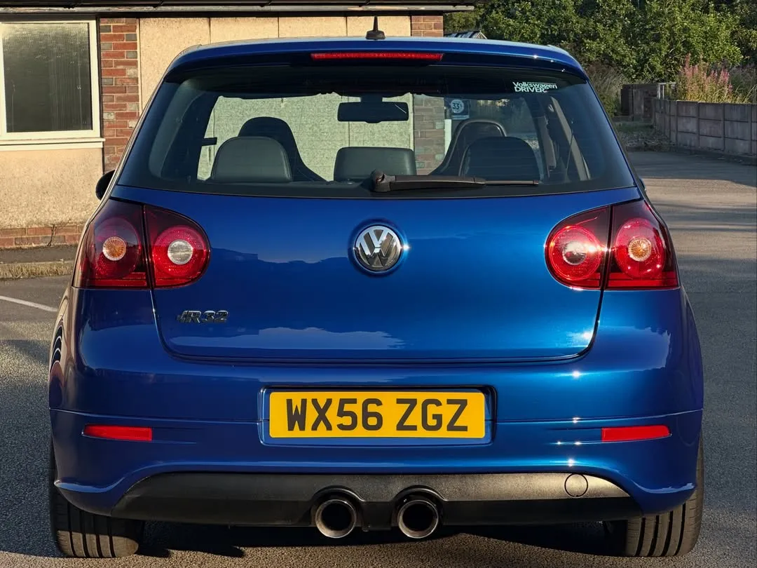 2006 Volkswagen Golf R32 (Mk5) Supercharged: Rear view
