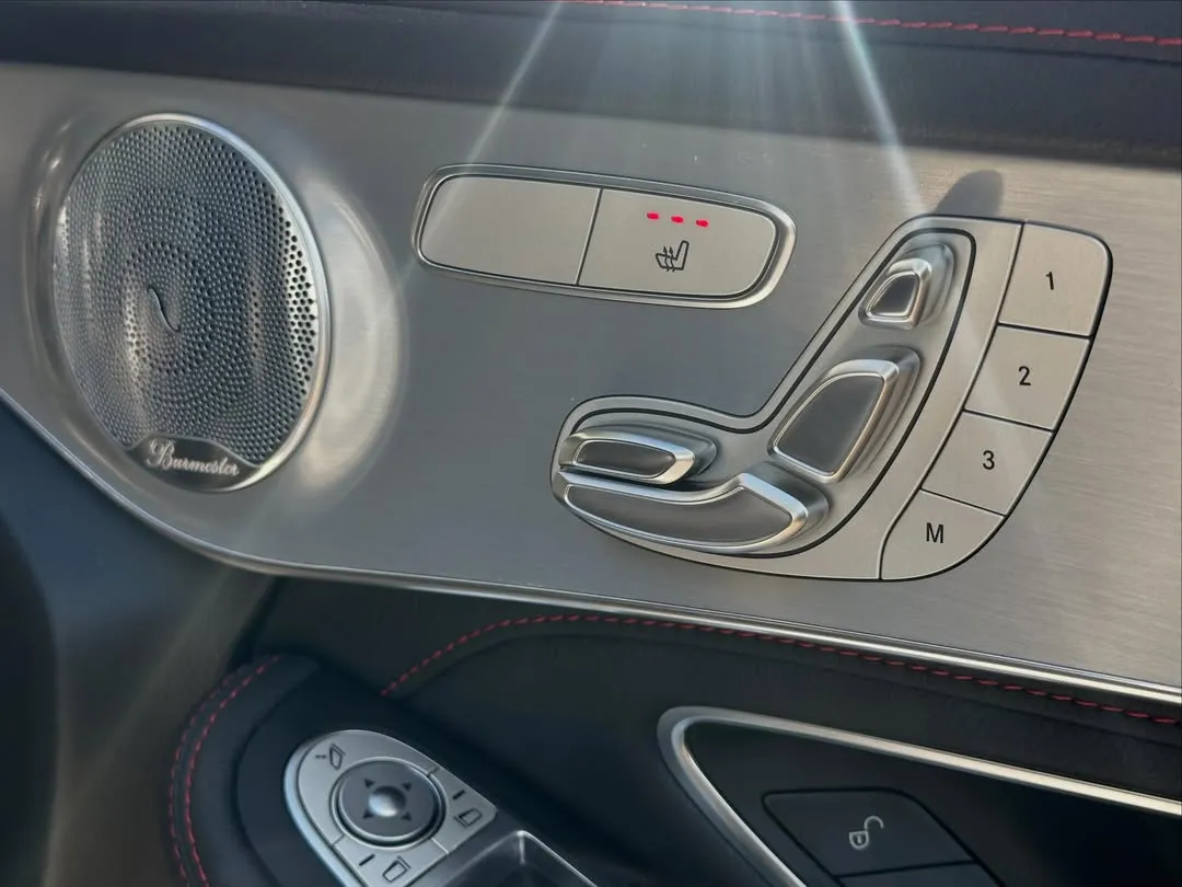 2017 Mercedes-AMG GLC 43 4MATIC: Seat memory controls and Burmester speaker